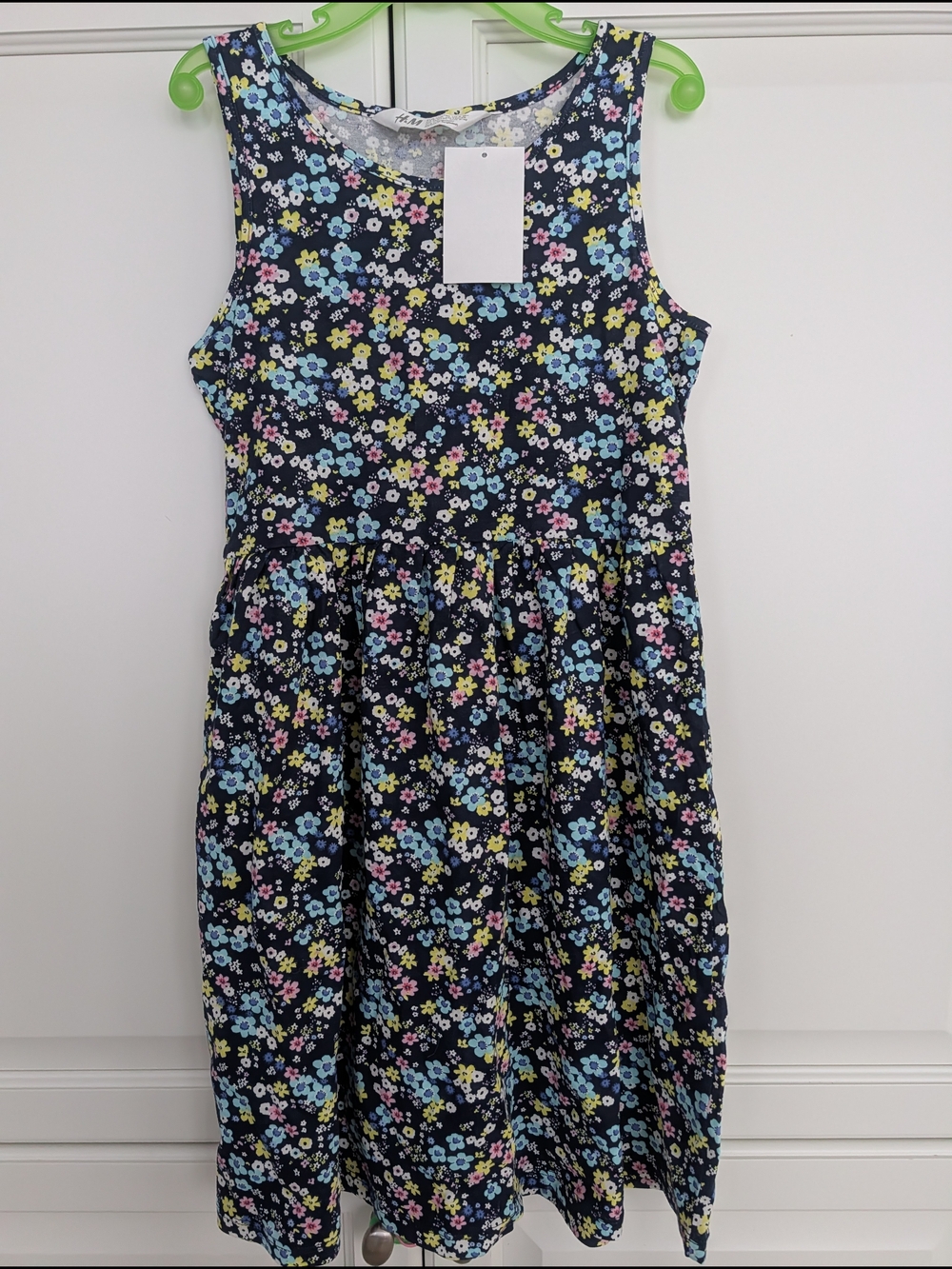 5/$35 H&M Floral Cotton Dress – Girls 8-10Y